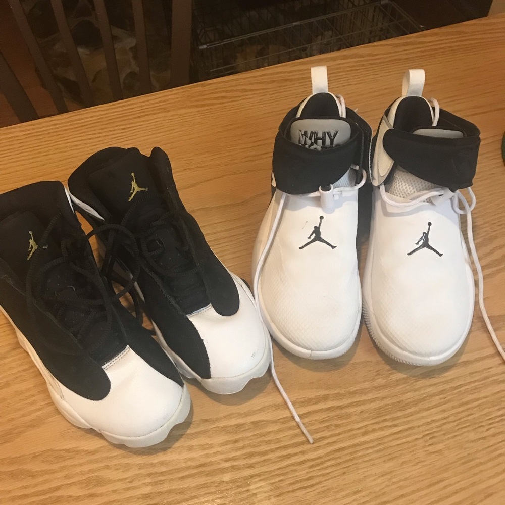 2 pairs Jordan why not and retro
